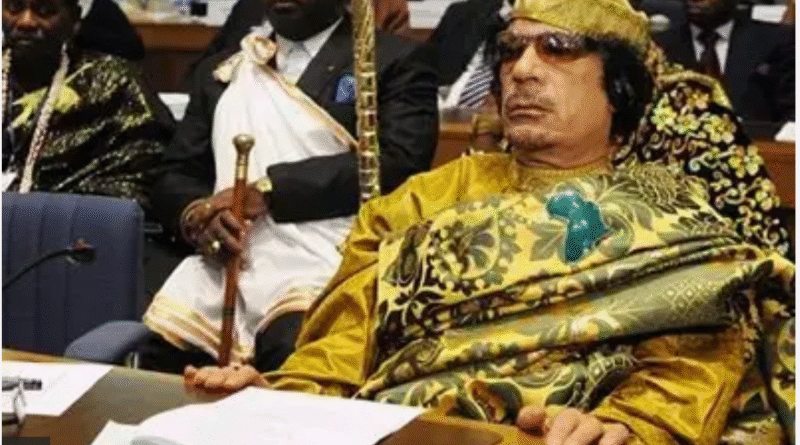 Kadhafi ou le discours d'un fou ?!