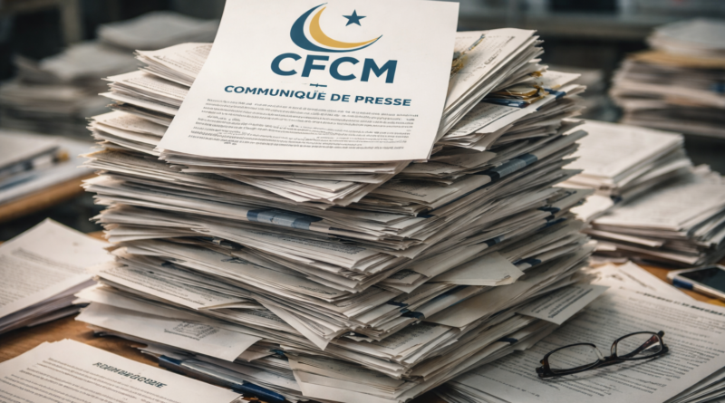 CFCM Communiqué Inaction Renoncement